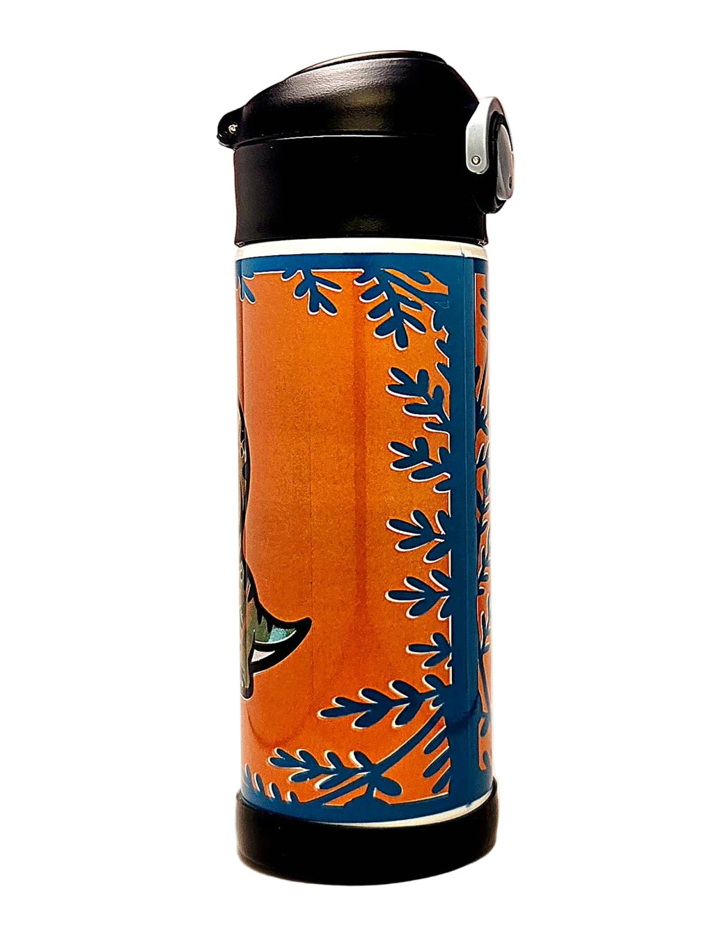 12oz Daddy's Little Monster Sippy Cup with flip top lid - Boys Dinosaur water bottle - Coffee Quips Custom Drinkware