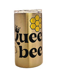 12oz Queen Bee Toddler First Stainless Steel Tumbler, BPA Free lid - Coffee Quips Custom Drinkware