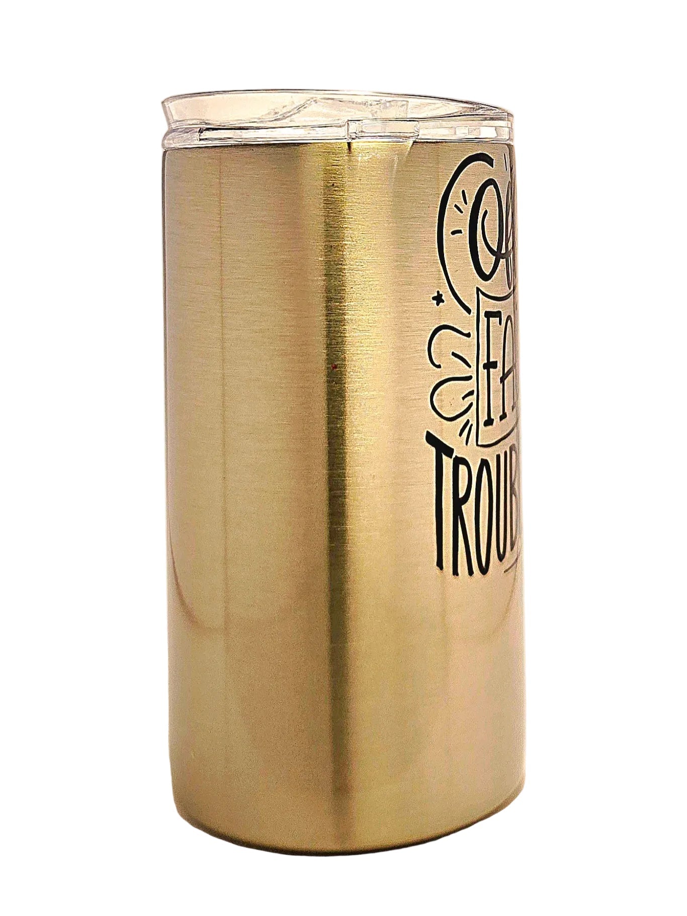 12oz Toddler First Tumbler with BPA-Free Lid - Official Family Troublemaker Edition - Coffee Quips Custom Drinkware