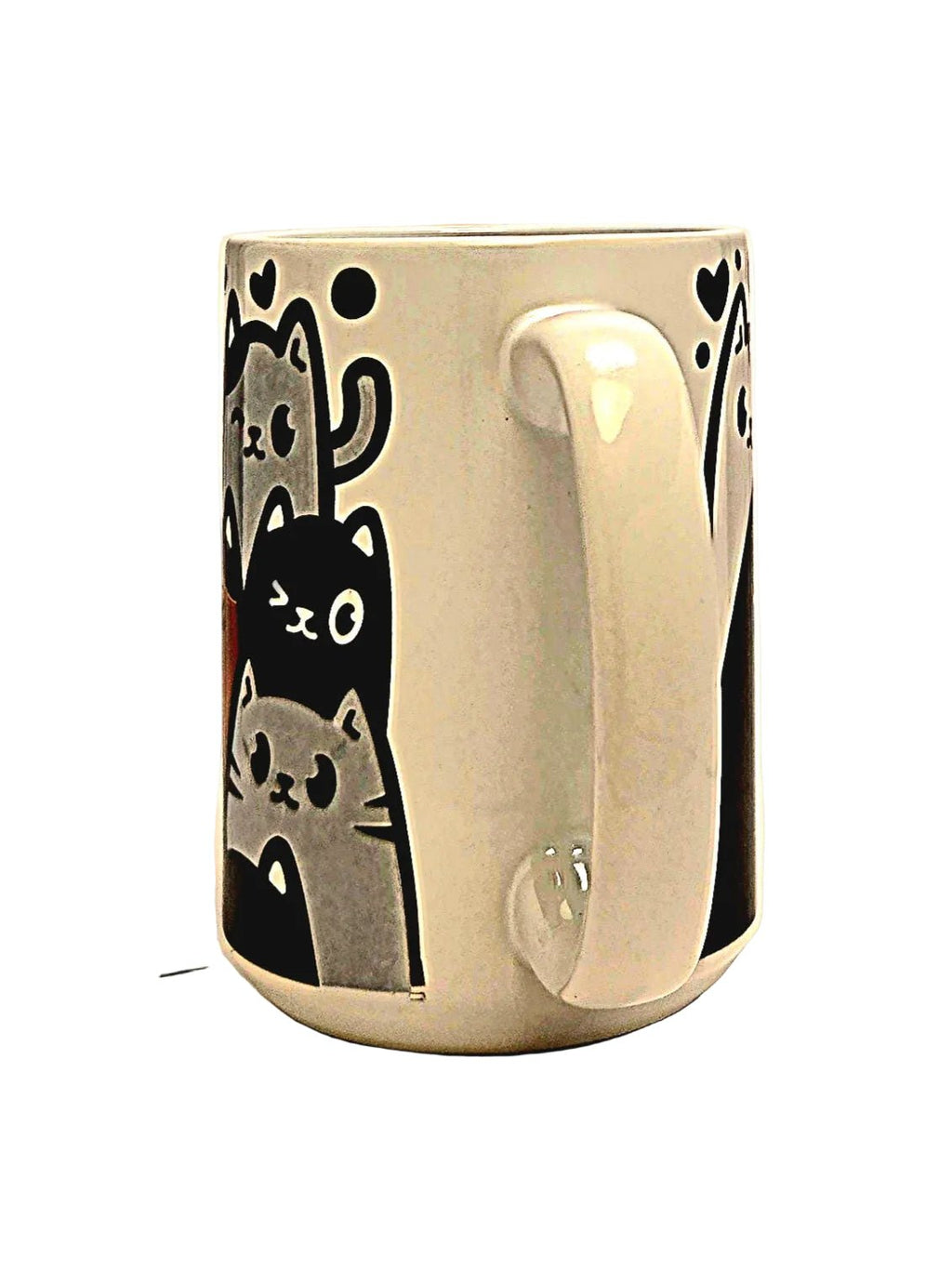 15oz Cat Crowd Premium Ceramic Coffee Mug - For the cat lover that cannot get enough - Coffee Quips Custom Drinkware
