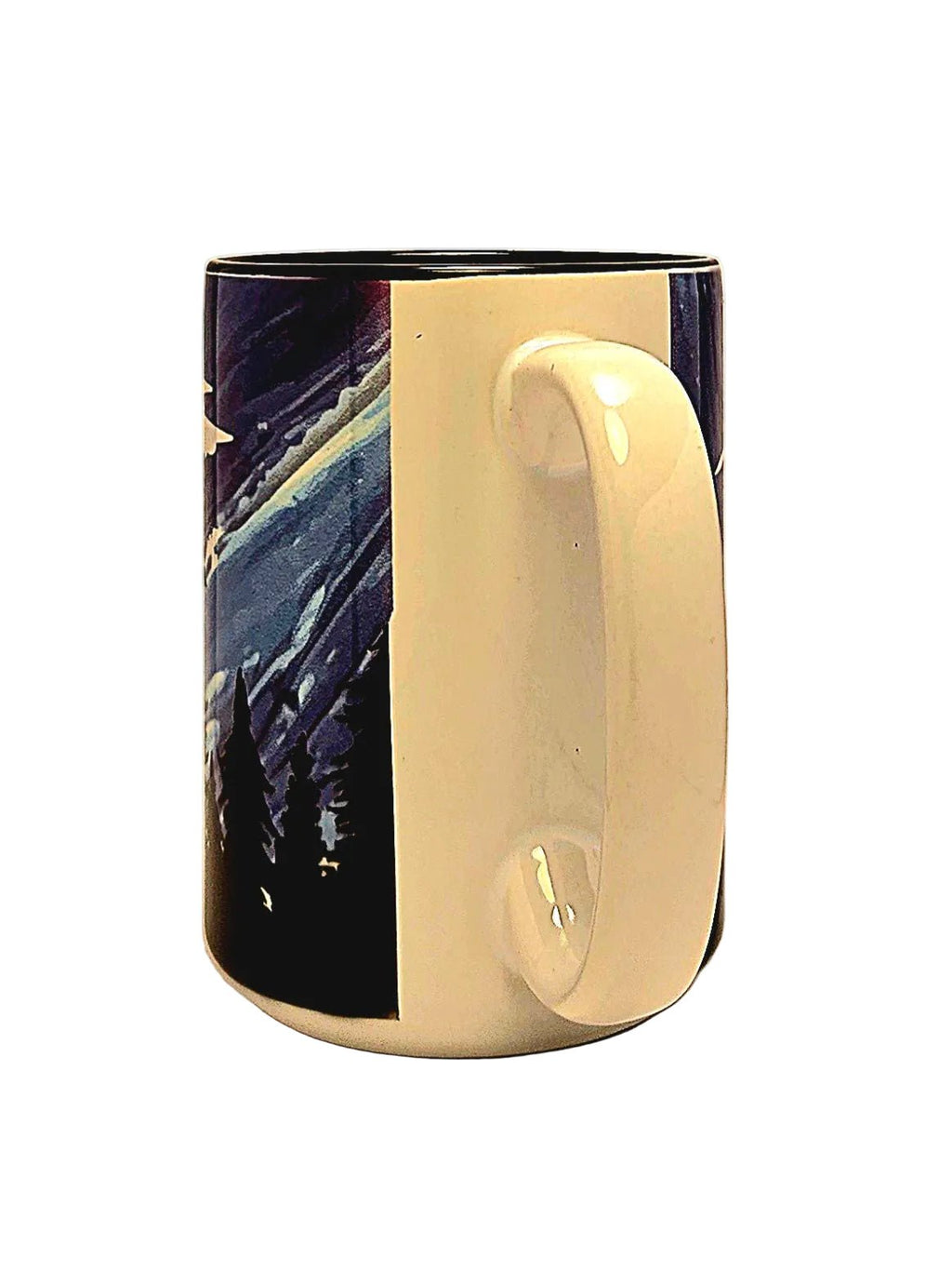 15oz Premium Pine Tree Line celebrating Nature Ceramic Coffee Mug - Coffee Quips Custom Drinkware