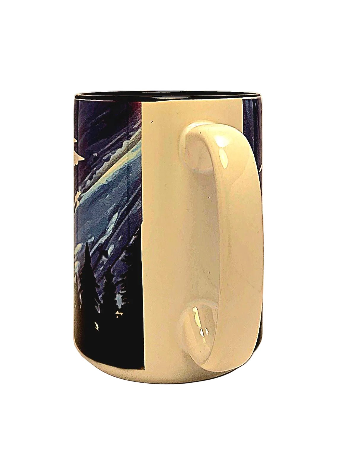 15oz Premium Pine Tree Line celebrating Nature Ceramic Coffee Mug - Coffee Quips Custom Drinkware