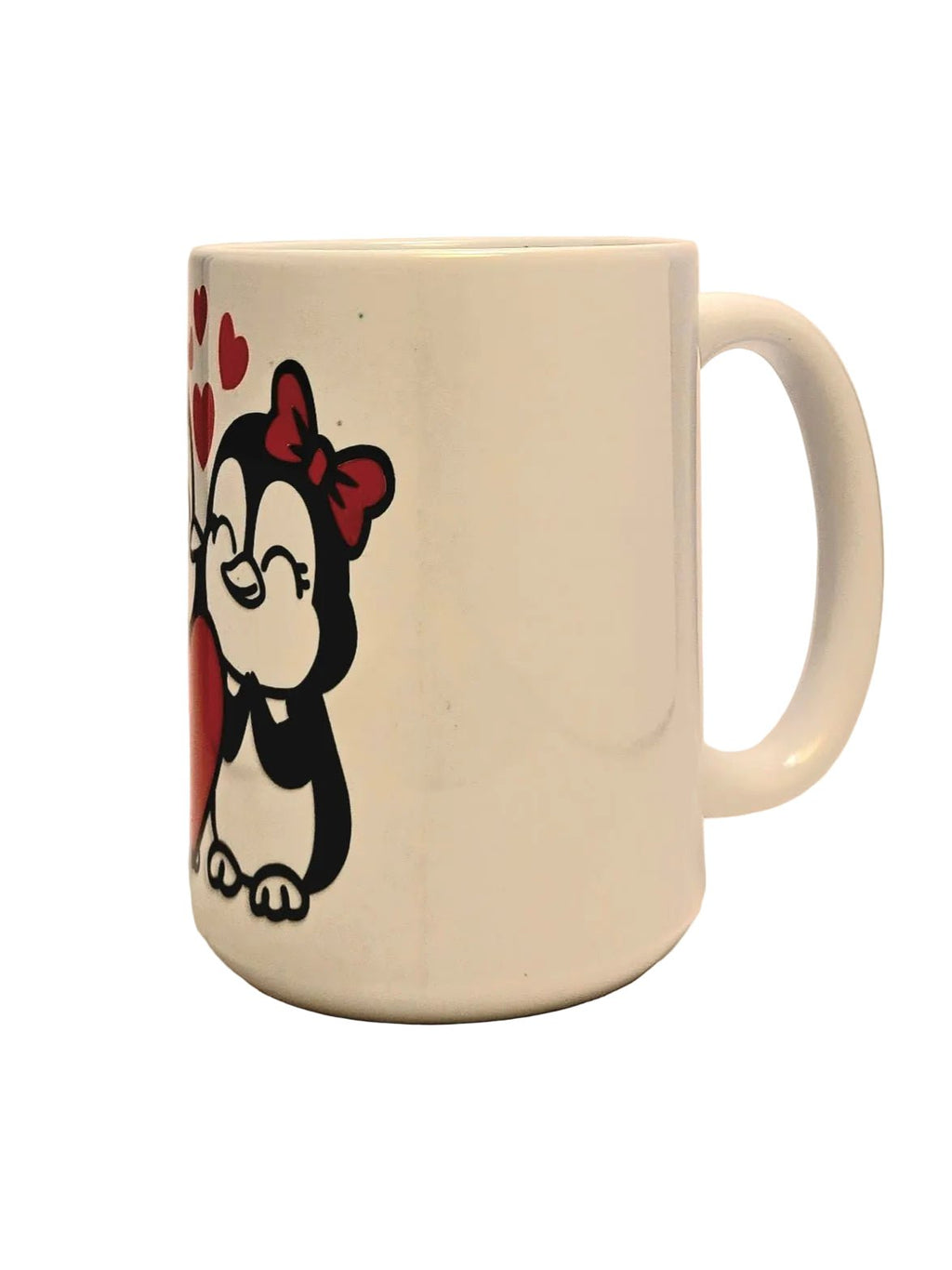 15oz Romantic Ceramic Coffee Mug - Snuggle Cuddle Turn me into a Puddle - Gift - Coffee Quips Custom Drinkware