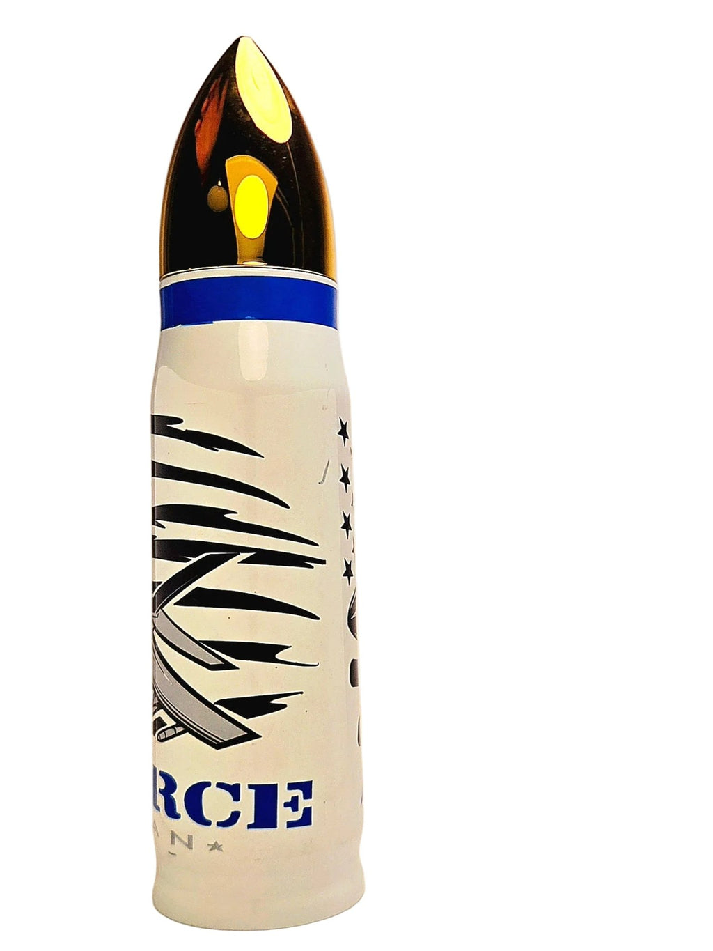 17oz Air Force Veteran Stainless Thermos Bullet Tumbler - Coffee Quips Custom Drinkware