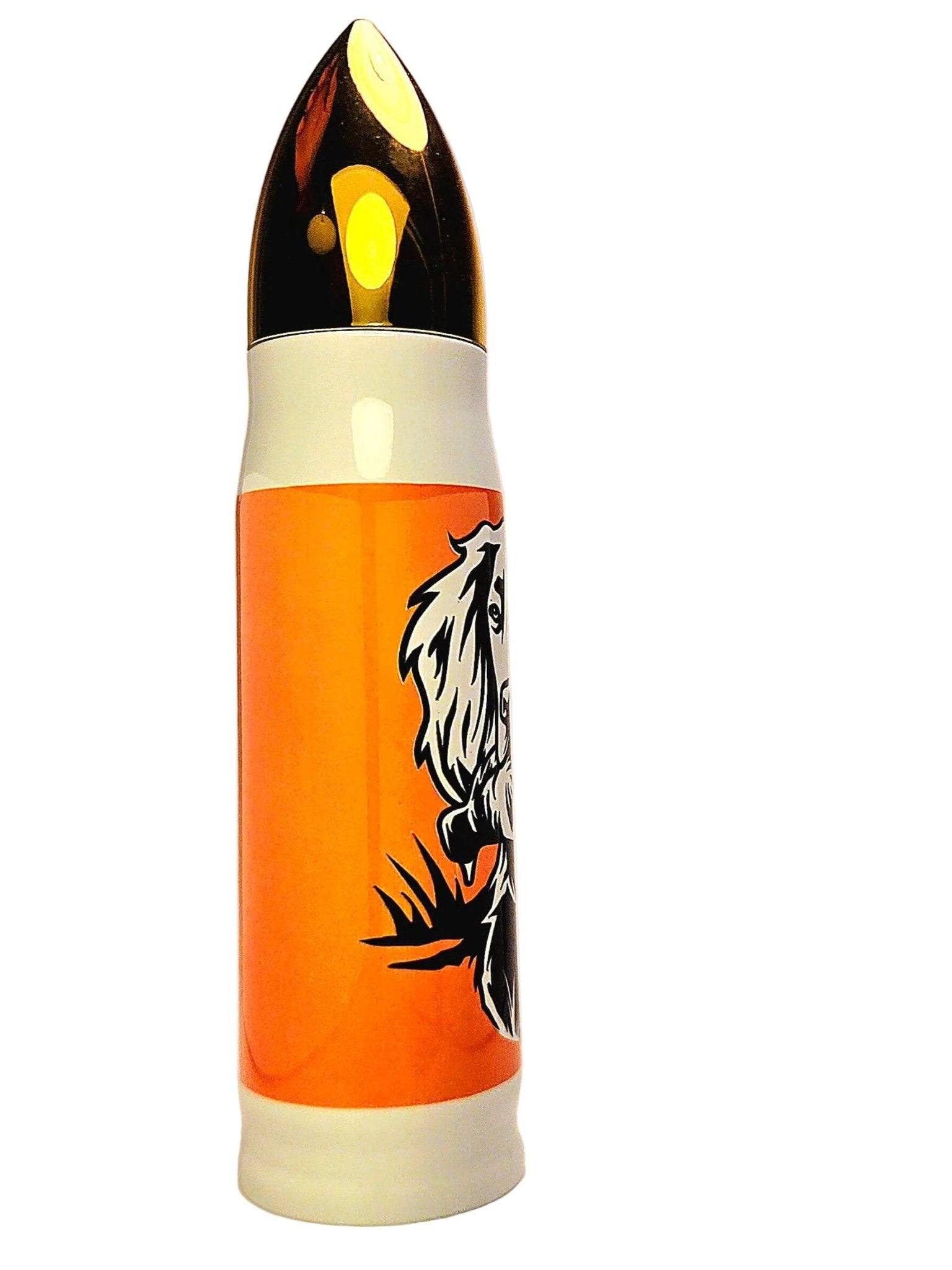 17oz Dogs and Duck Hunting Stainless Thermos Bullet Tumbler - Coffee Quips Custom Drinkware