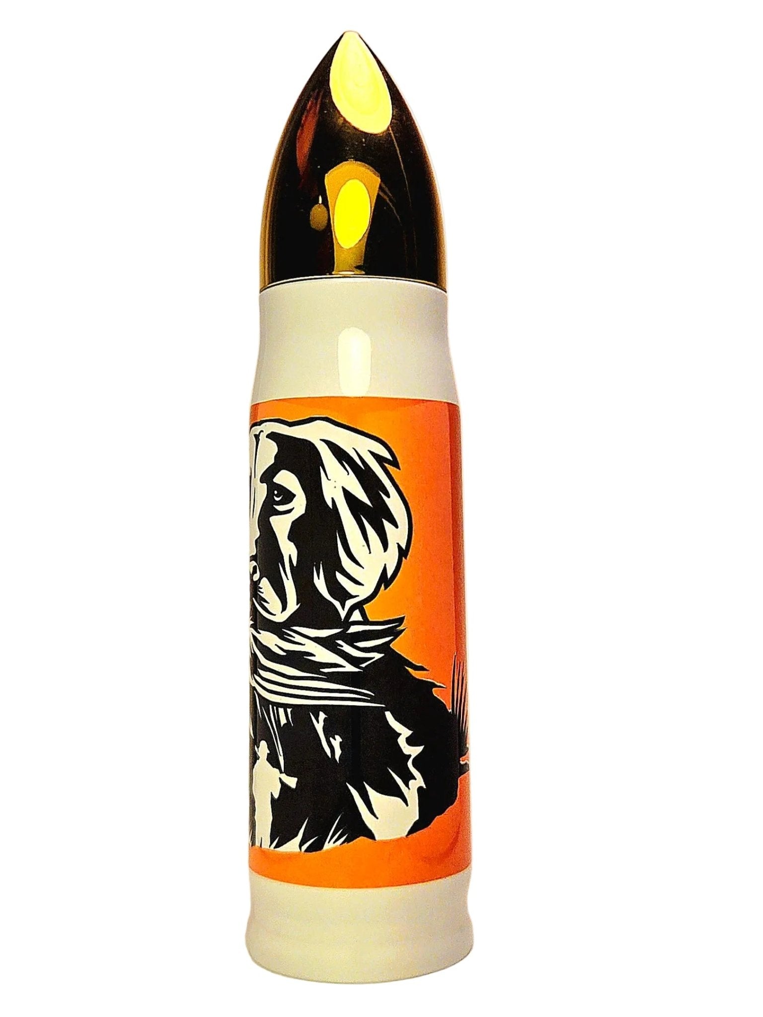 17oz Dogs and Duck Hunting Stainless Thermos Bullet Tumbler - Coffee Quips Custom Drinkware