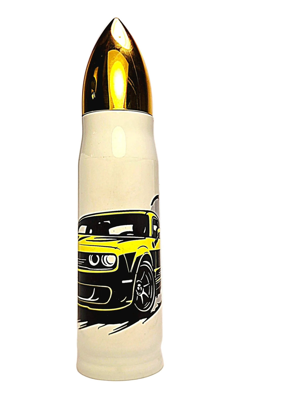 17oz Drop the Hammer Challenger Muscle - Stainless Thermos Bullet Tumbler - Coffee Quips Custom Drinkware