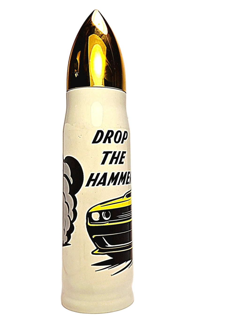 17oz Drop the Hammer Challenger Muscle - Stainless Thermos Bullet Tumbler - Coffee Quips Custom Drinkware