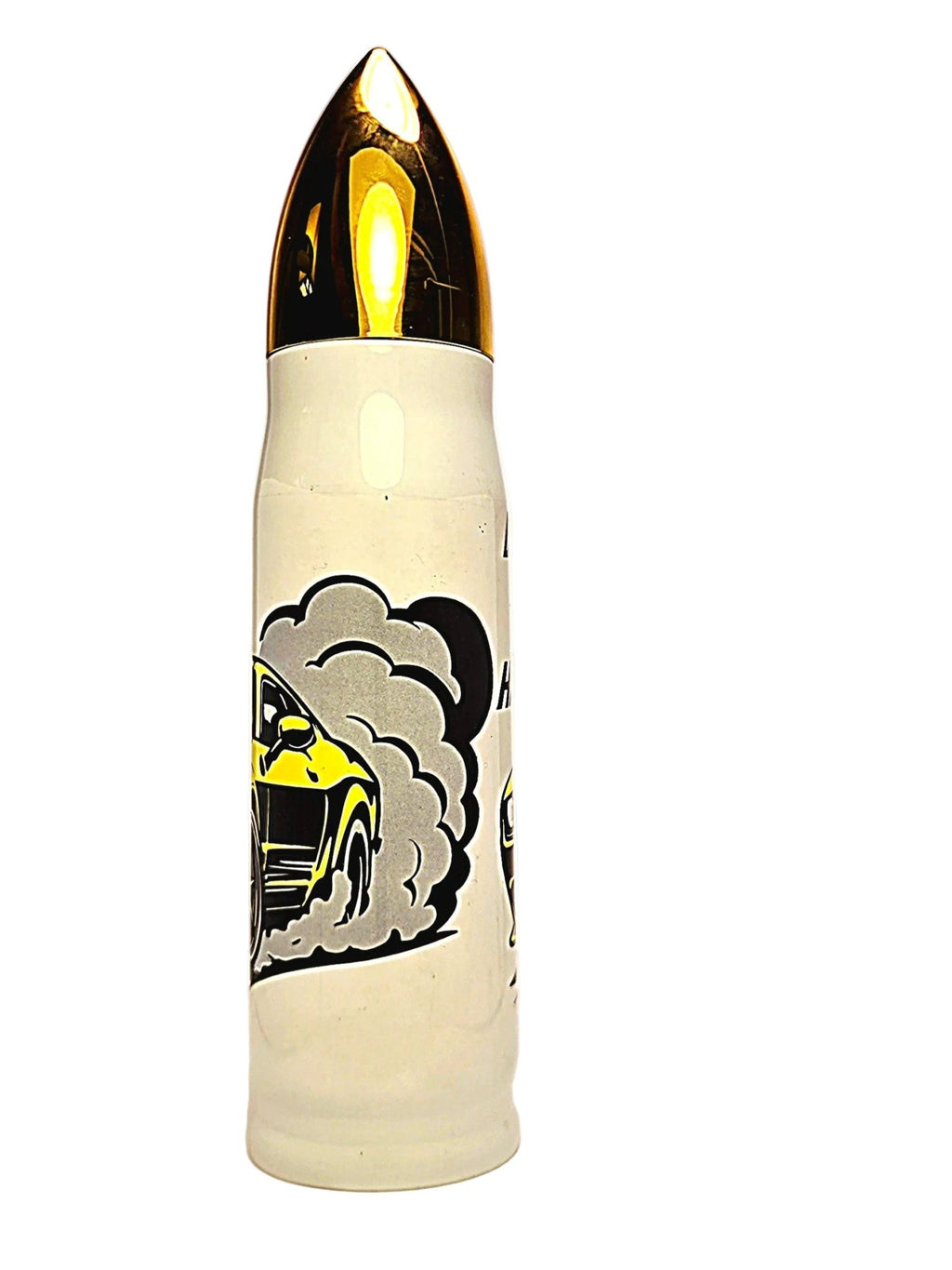 17oz Drop the Hammer Challenger Muscle - Stainless Thermos Bullet Tumbler - Coffee Quips Custom Drinkware