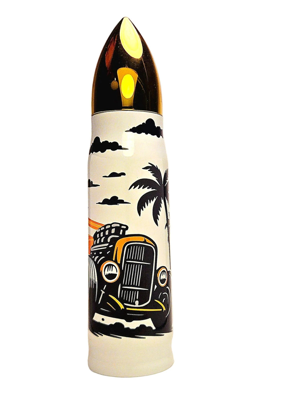 17oz Hot Rod all American Muscle Stainless Thermos Bullet Tumbler - Coffee Quips Custom Drinkware