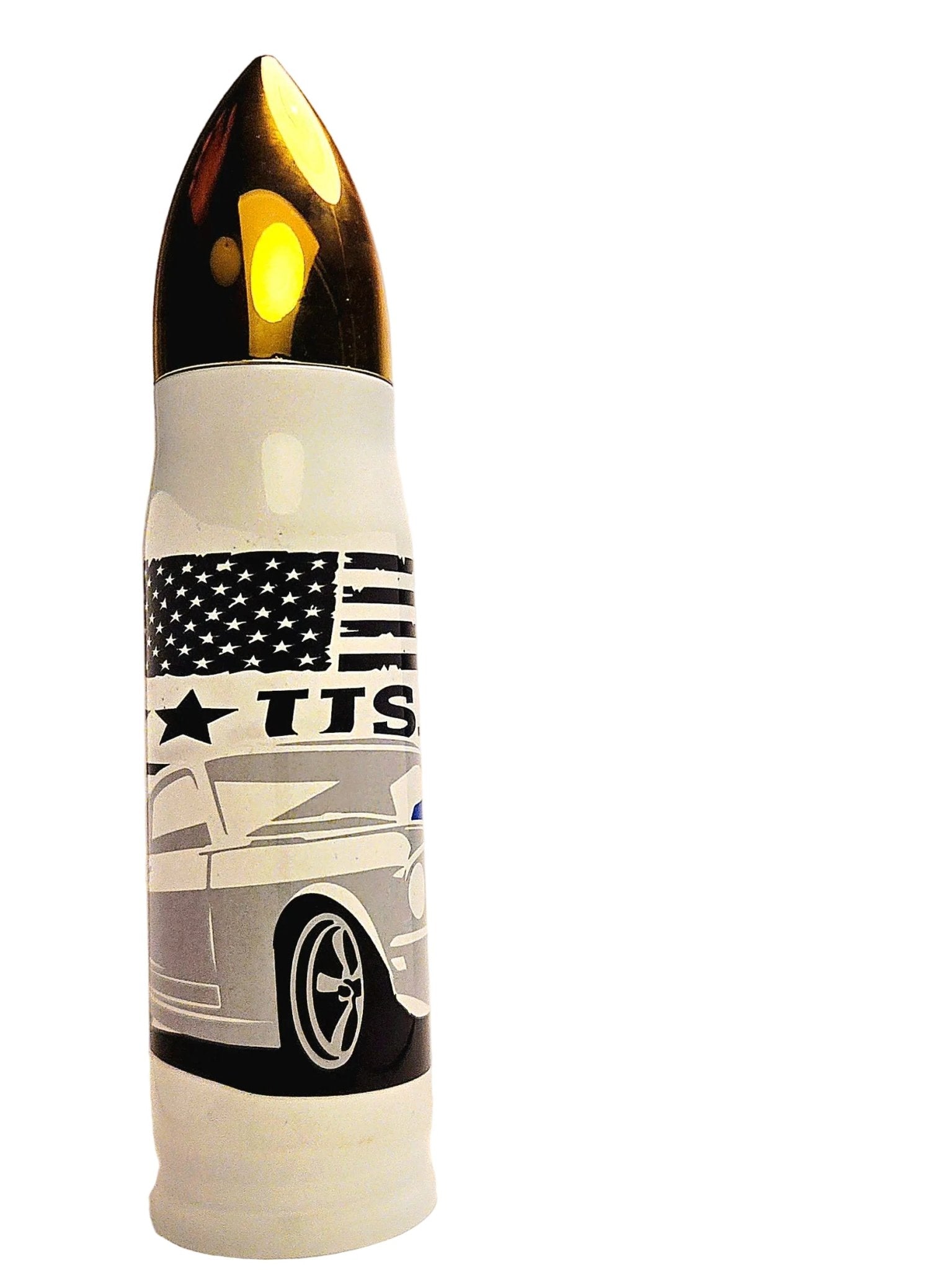 17oz Mustang GT all American Muscle Stainless Thermos Bullet Tumbler - Coffee Quips Custom Drinkware