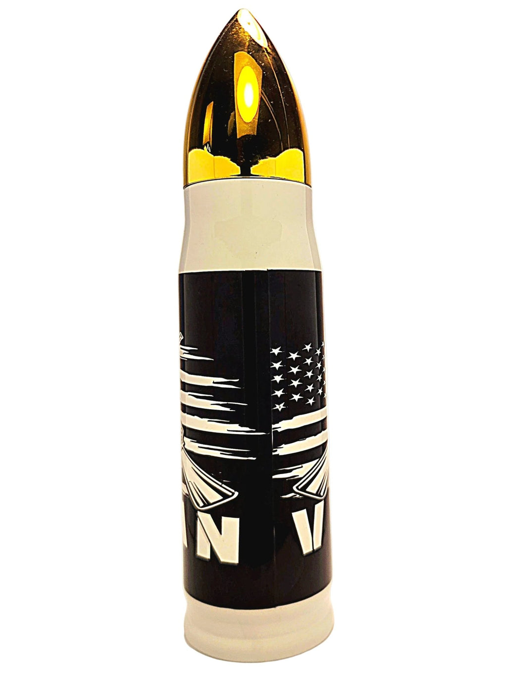 17oz Veteran Stainless Thermos Bullet Tumbler - Coffee Quips Custom Drinkware
