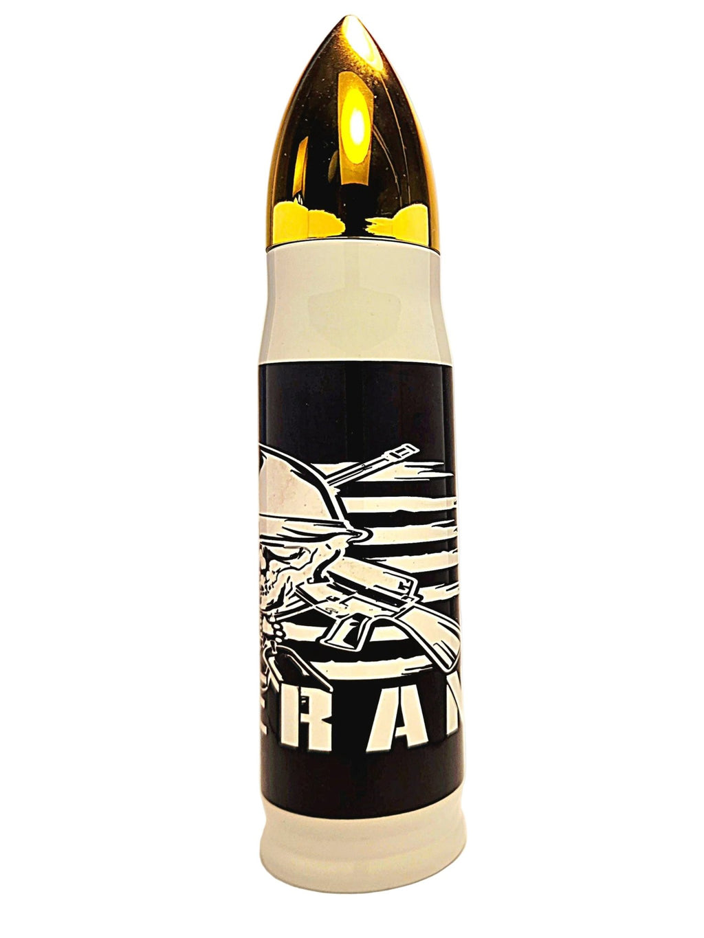 17oz Veteran Stainless Thermos Bullet Tumbler - Coffee Quips Custom Drinkware