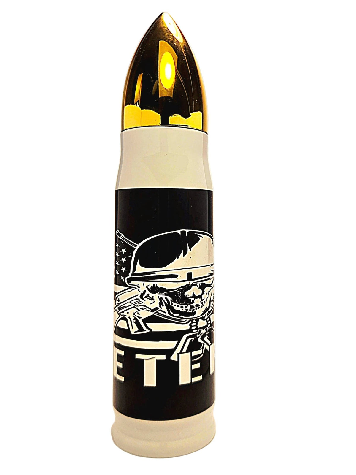 17oz Veteran Stainless Thermos Bullet Tumbler - Coffee Quips Custom Drinkware