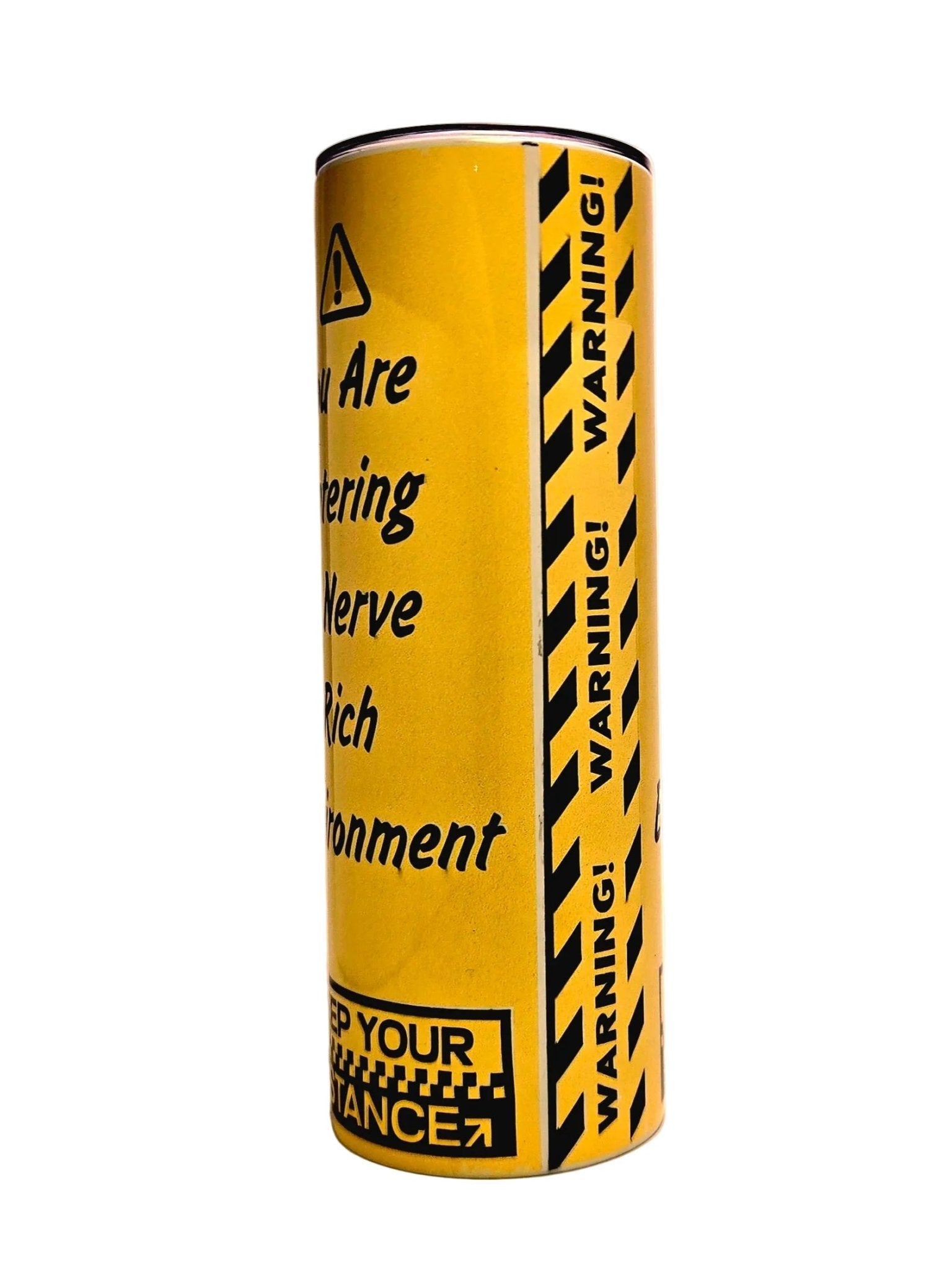 20oz Stainless Steel funny Sarcastic Keep Your Distance Insulated Tumbler - Coffee Quips Custom Drinkware