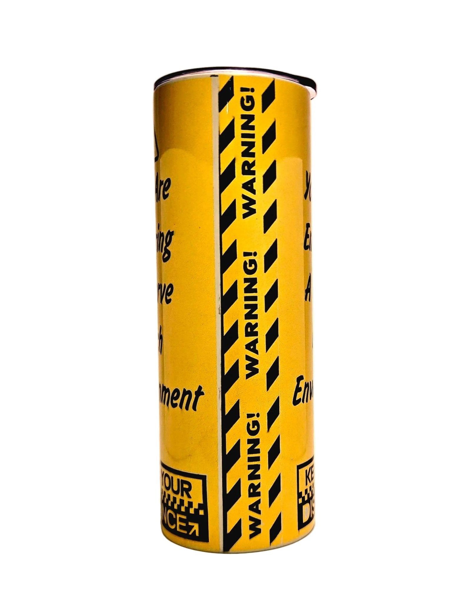 20oz Stainless Steel funny Sarcastic Keep Your Distance Insulated Tumbler - Coffee Quips Custom Drinkware