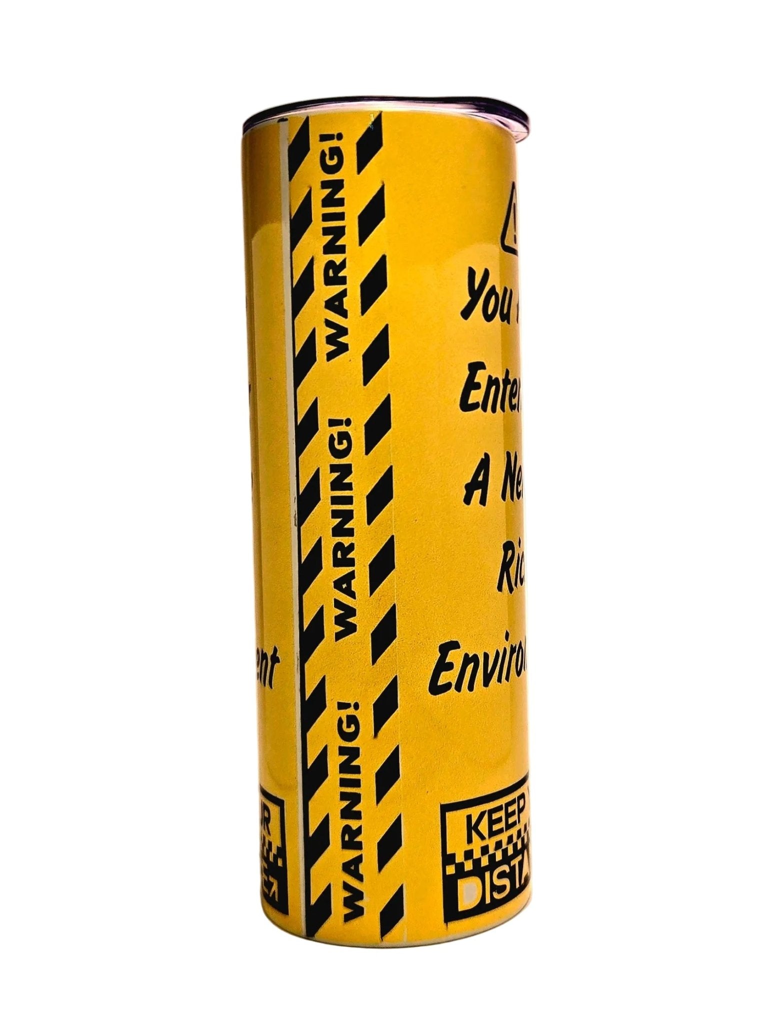 20oz Stainless Steel funny Sarcastic Keep Your Distance Insulated Tumbler - Coffee Quips Custom Drinkware