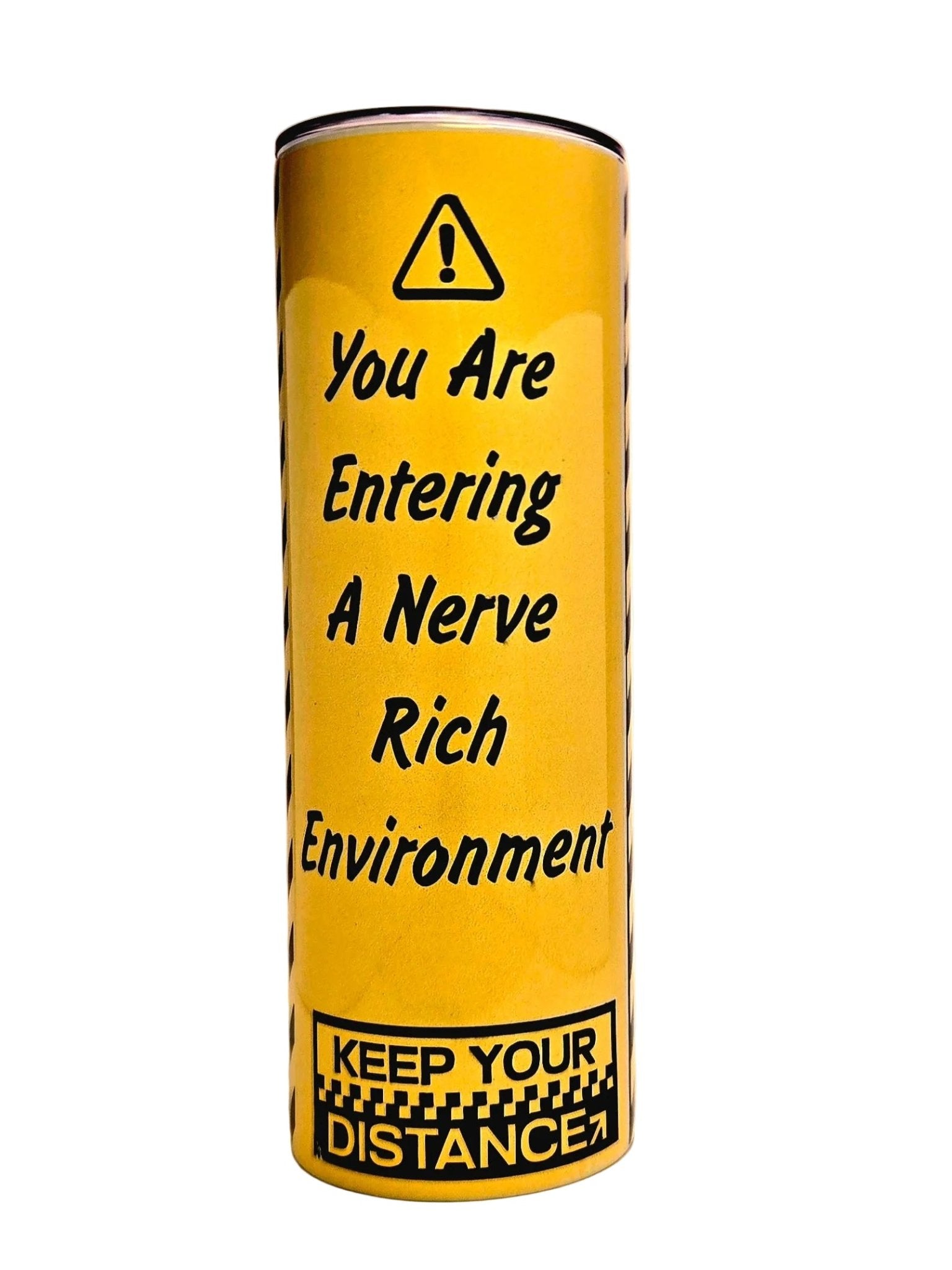 20oz Stainless Steel funny Sarcastic Keep Your Distance Insulated Tumbler - Coffee Quips Custom Drinkware