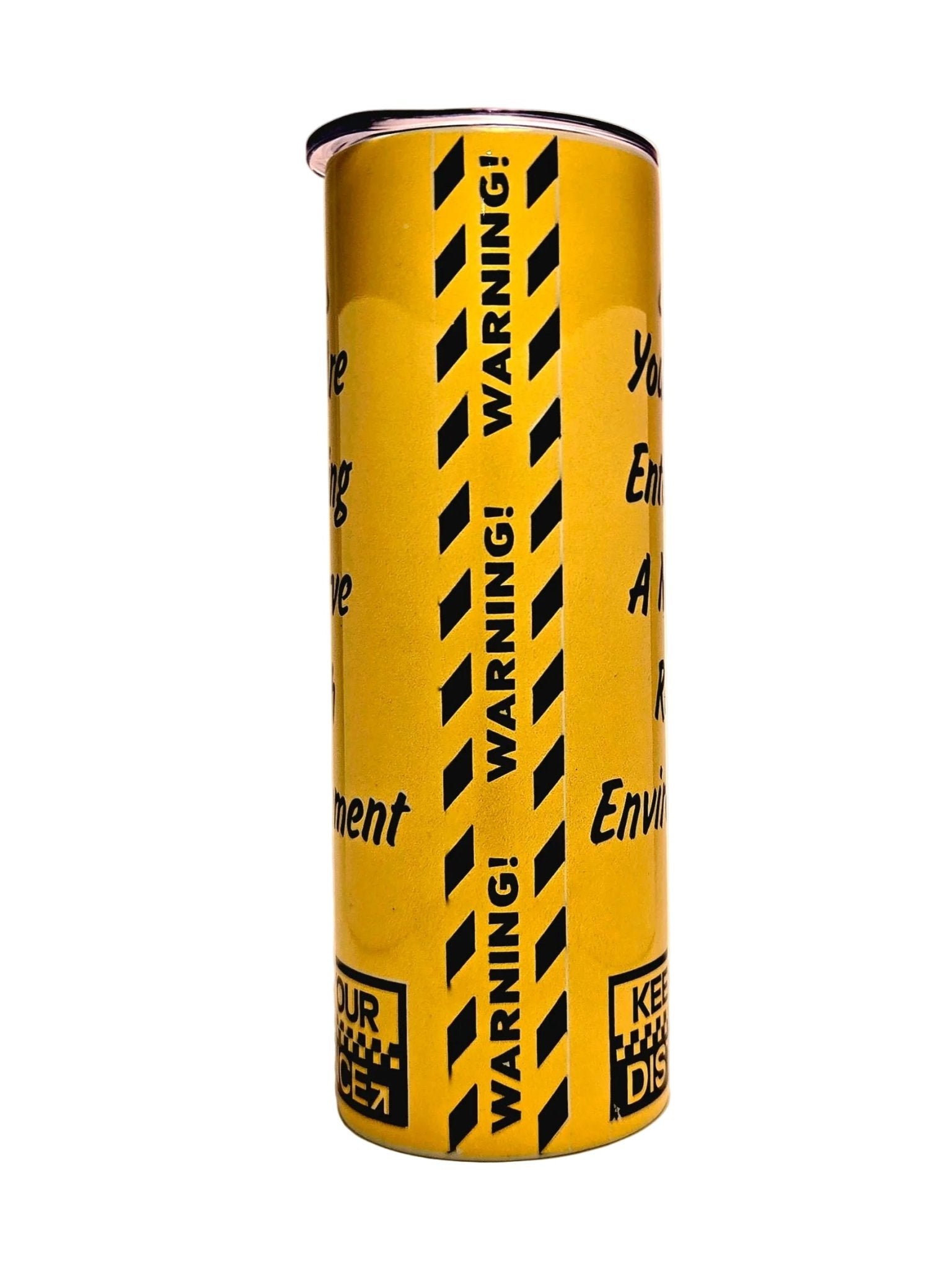 20oz Stainless Steel funny Sarcastic Keep Your Distance Insulated Tumbler - Coffee Quips Custom Drinkware