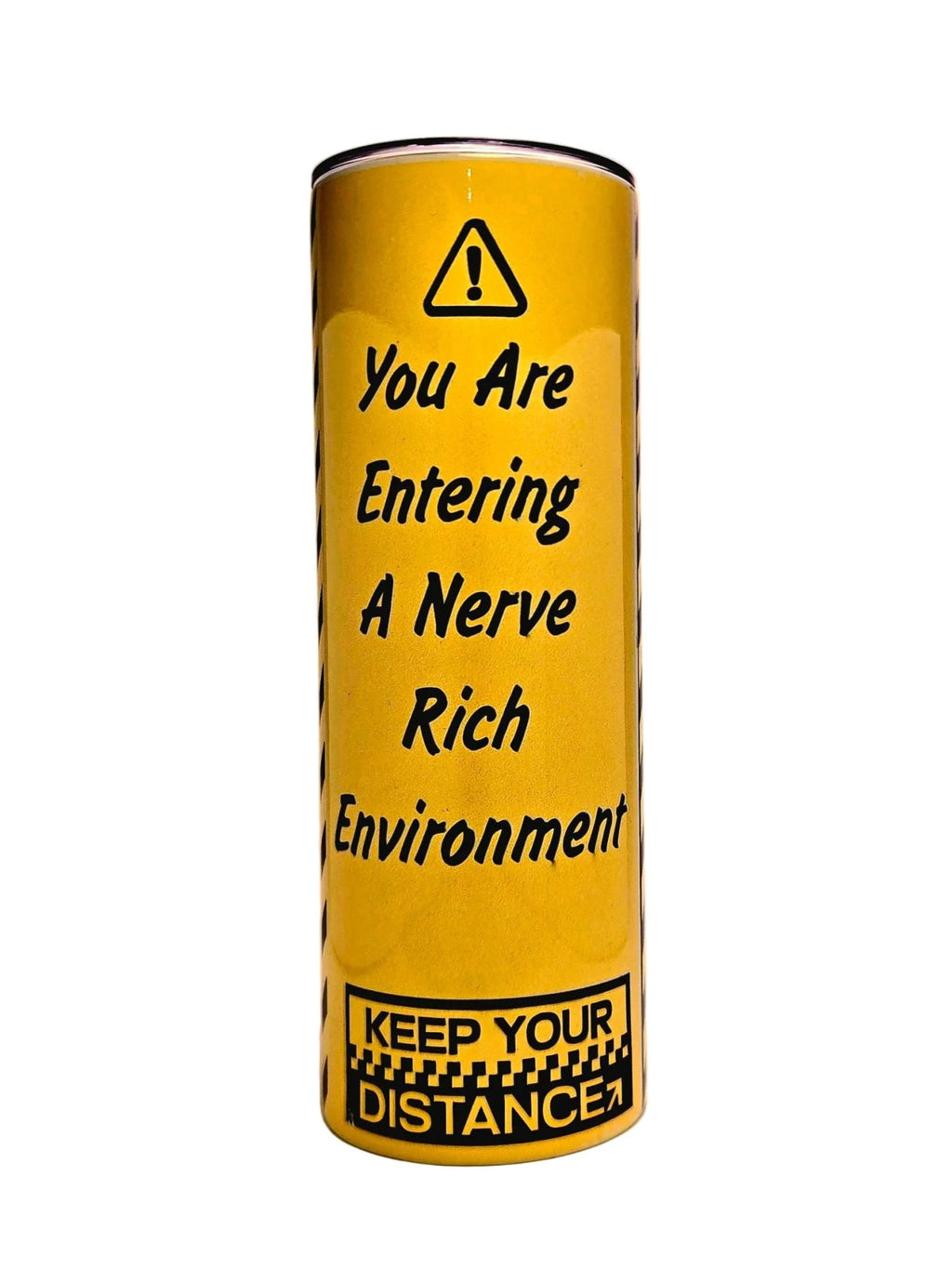 20oz Stainless Steel funny Sarcastic Keep Your Distance Insulated Tumbler - Coffee Quips Custom Drinkware