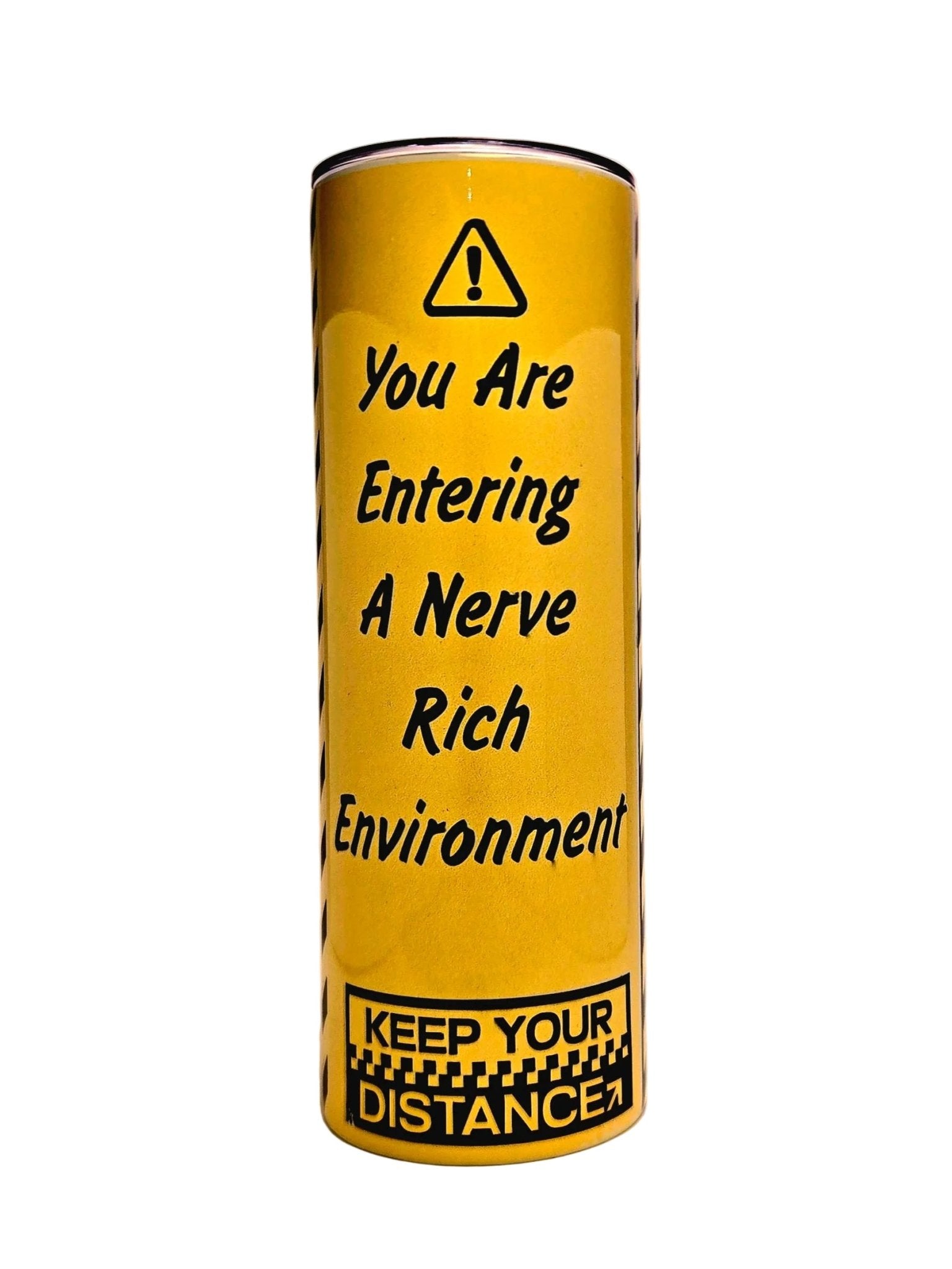 20oz Stainless Steel funny Sarcastic Keep Your Distance Insulated Tumbler - Coffee Quips Custom Drinkware