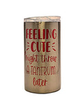 Adorable Grow With Me toddler funny quote in pink stainless tumbler BPA free dual lid - Coffee Quips Custom Drinkware