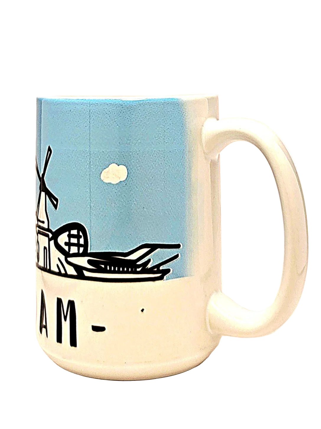 Amsterdam Souvenir Mug - 15oz Ceramic Travel Keepsake - Coffee Quips Custom Drinkware