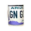 Arizona License Plate Souvenir Ceramic Coffee Mug - Large 15oz Capacity - Golfing Trip - Coffee Quips Custom Drinkware