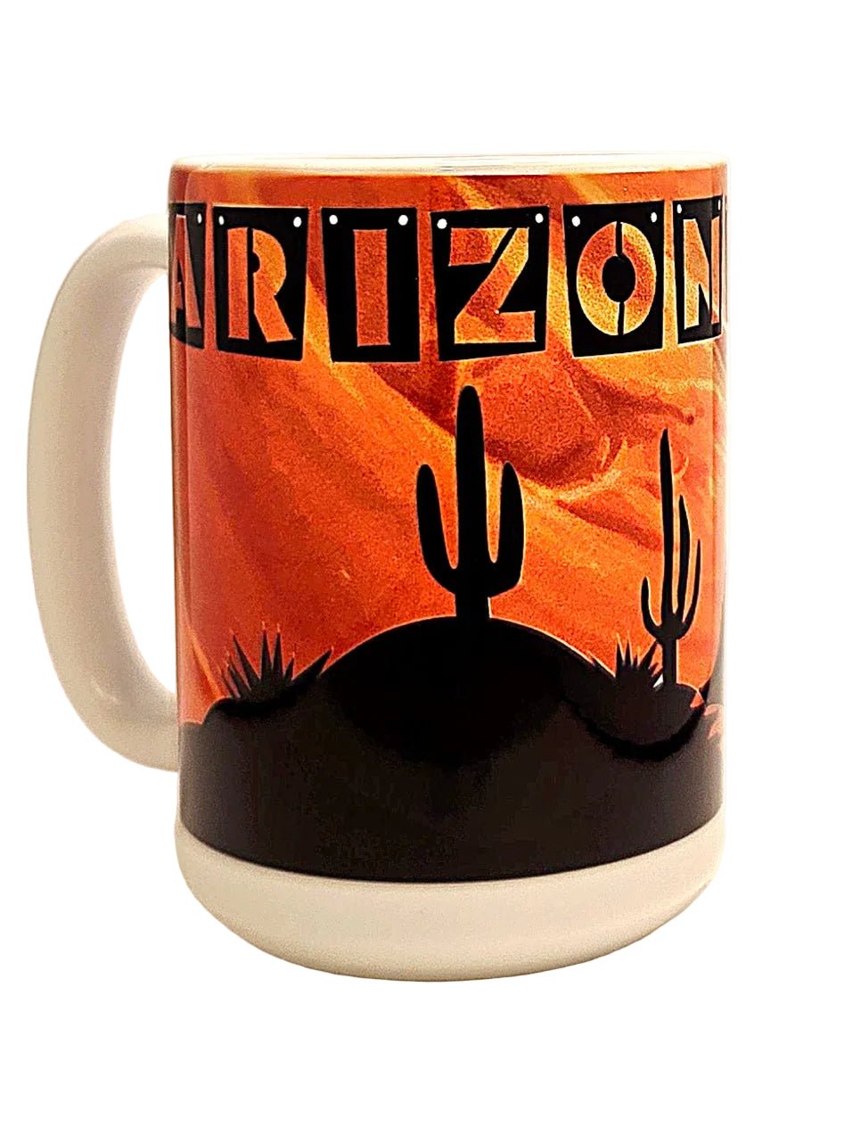 Arizona Souvenir Mug - 15oz Ceramic Travel Keepsake - Coffee Quips Custom Drinkware