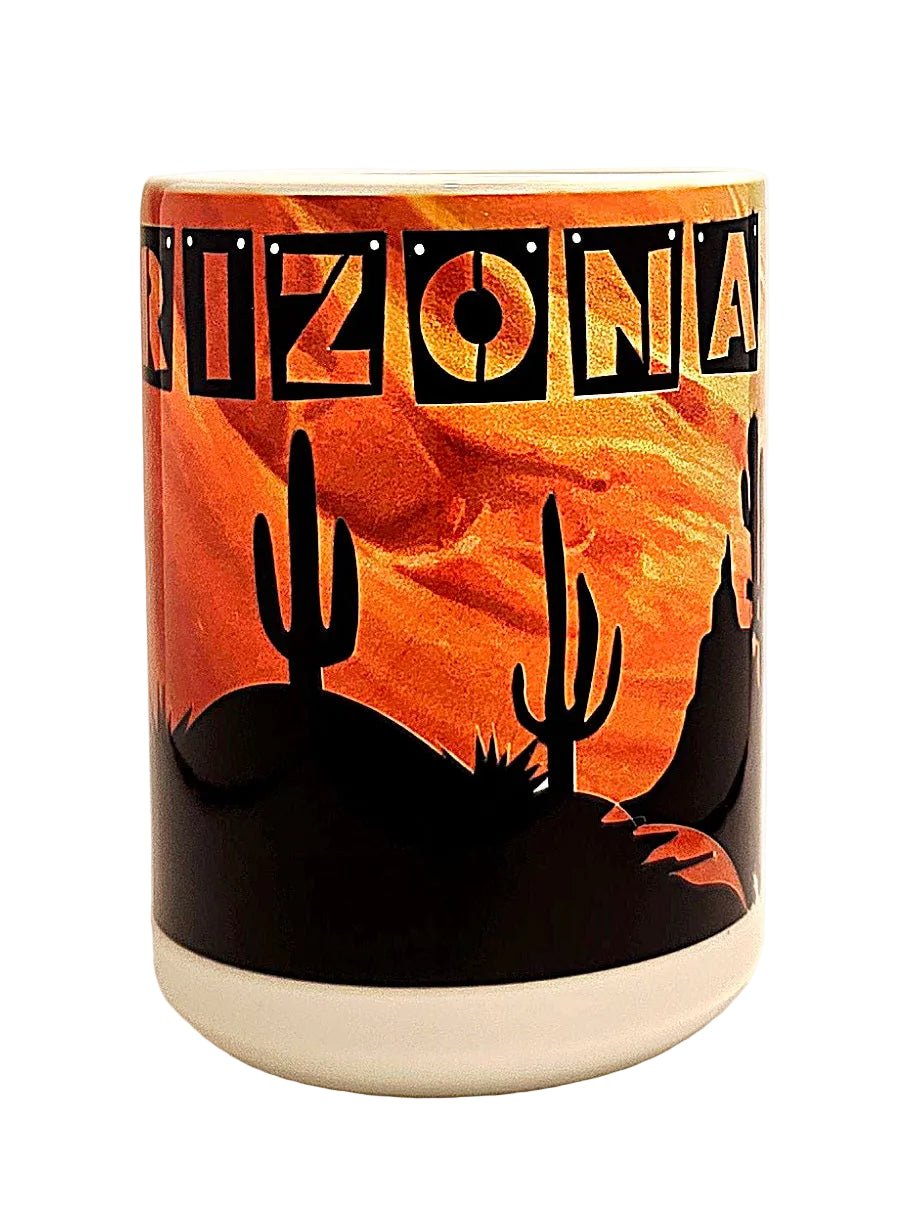 Arizona Souvenir Mug - 15oz Ceramic Travel Keepsake - Coffee Quips Custom Drinkware