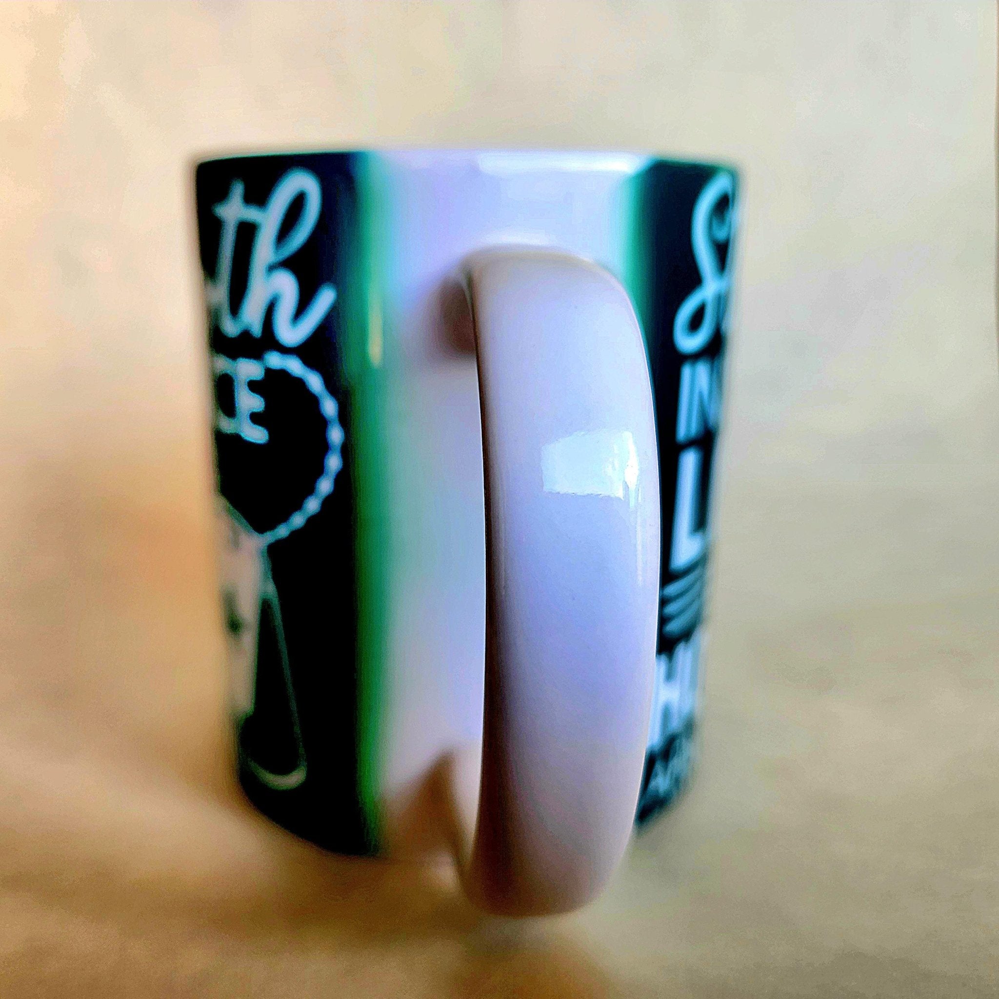 Army Mom Coffee Mug, Military Pride Ceramic Cup - Coffee Quips Custom Drinkware