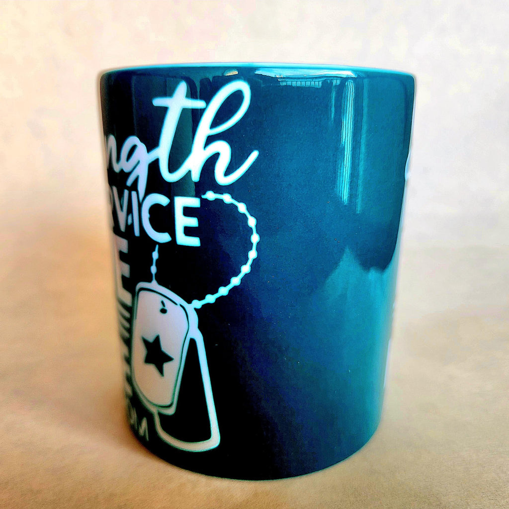 Army Mom Coffee Mug, Military Pride Ceramic Cup - Coffee Quips Custom Drinkware