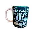 Army Mom Coffee Mug, Military Pride Ceramic Cup - Coffee Quips Custom Drinkware