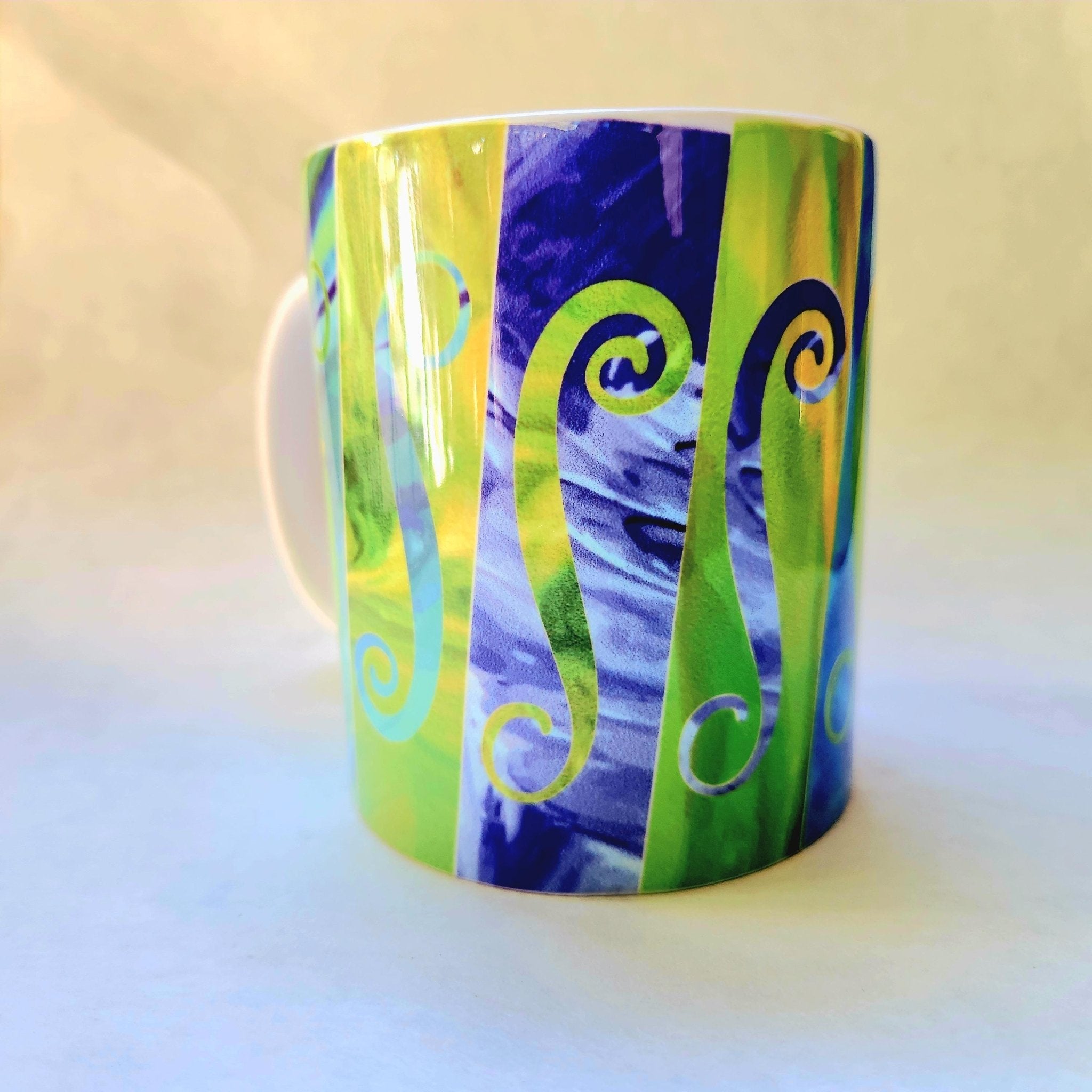 Artistic Ceramic Coffee Mug: Unique Design, Crafted Quips - Coffee Quips Custom Drinkware