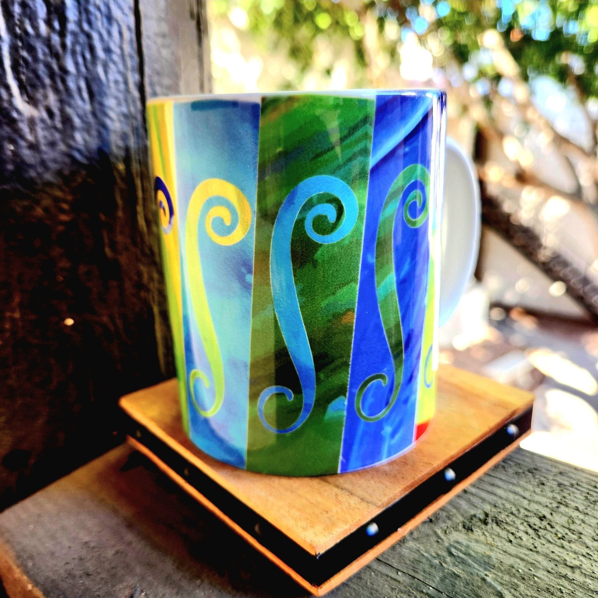 Artistic Ceramic Coffee Mug: Unique Design, Crafted Quips - Coffee Quips Custom Drinkware