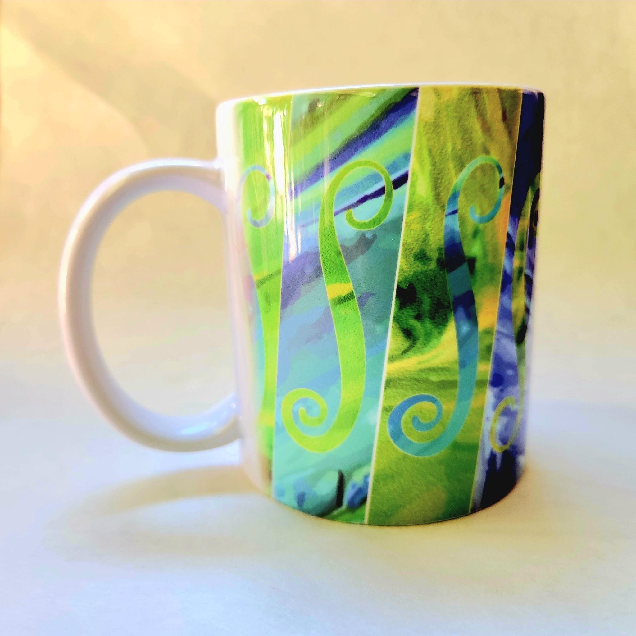 Artistic Ceramic Coffee Mug: Unique Design, Crafted Quips - Coffee Quips Custom Drinkware