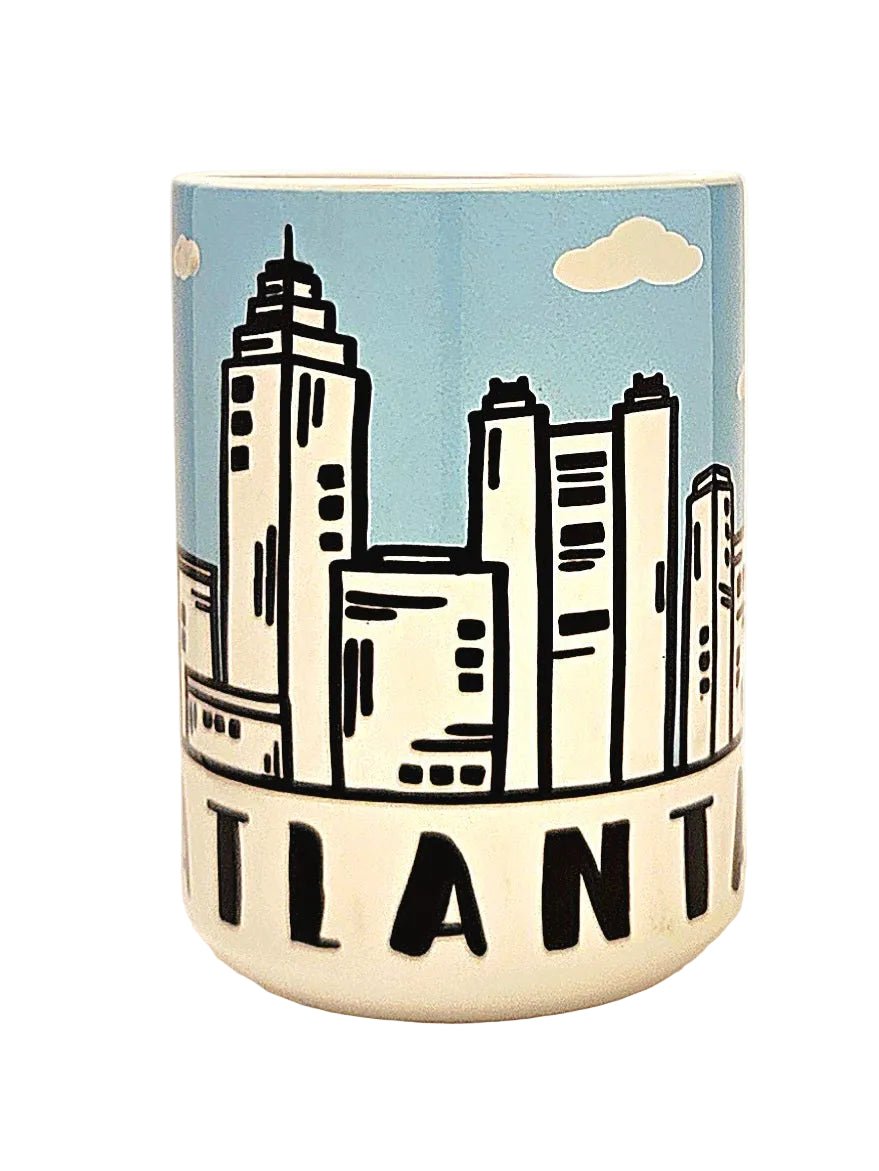 Atlanta Souvenir Mug - 15oz Ceramic Travel Keepsake - Coffee Quips Custom Drinkware