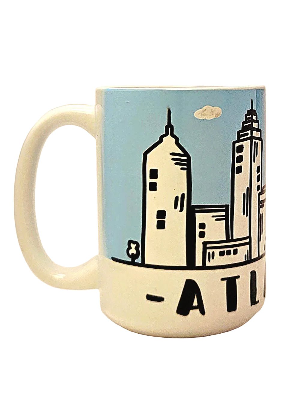 Atlanta Souvenir Mug - 15oz Ceramic Travel Keepsake - Coffee Quips Custom Drinkware