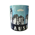 Austin Skyline Ceramic Coffee Mug: City Souvenir - Coffee Quips Custom Drinkware