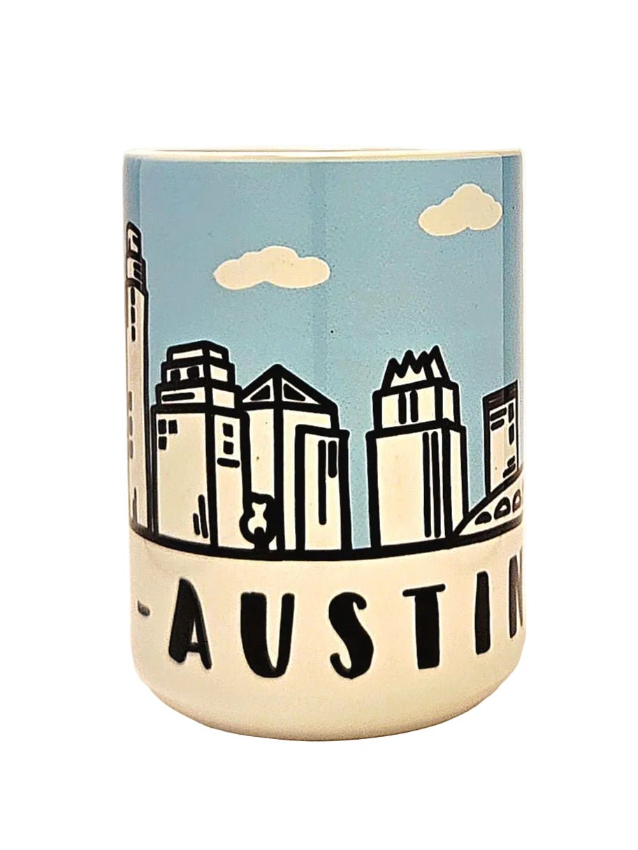Austin Souvenir Mug - 15oz Ceramic Travel Keepsake - Coffee Quips Custom Drinkware