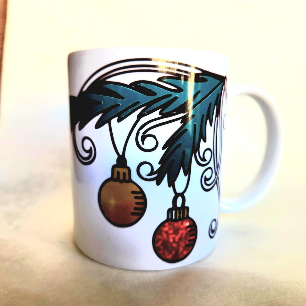 Baking Christmas Cheer Ceramic Coffee Mug - Coffee Quips Custom Drinkware
