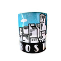 Boston Skyline Ceramic Coffee Mug: City Souvenir - Coffee Quips Custom Drinkware