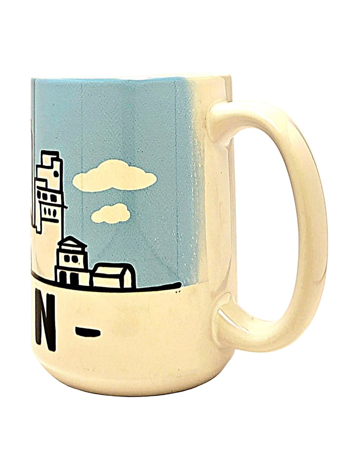 Boston Souvenir Mug - 12oz Ceramic Skyline Travel Keepsake - Coffee Quips Custom Drinkware