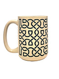 Celtic Knot Irish Coffee Mug: Crafted Ceramic Design - Coffee Quips Custom Drinkware