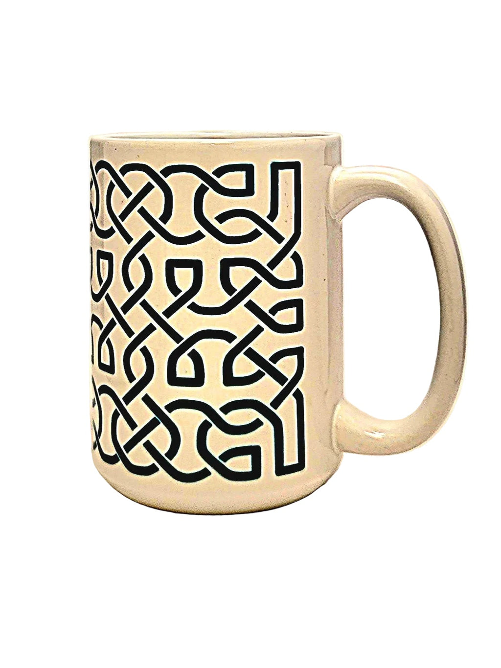Celtic Knot Irish Coffee Mug: Crafted Ceramic Design - Coffee Quips Custom Drinkware
