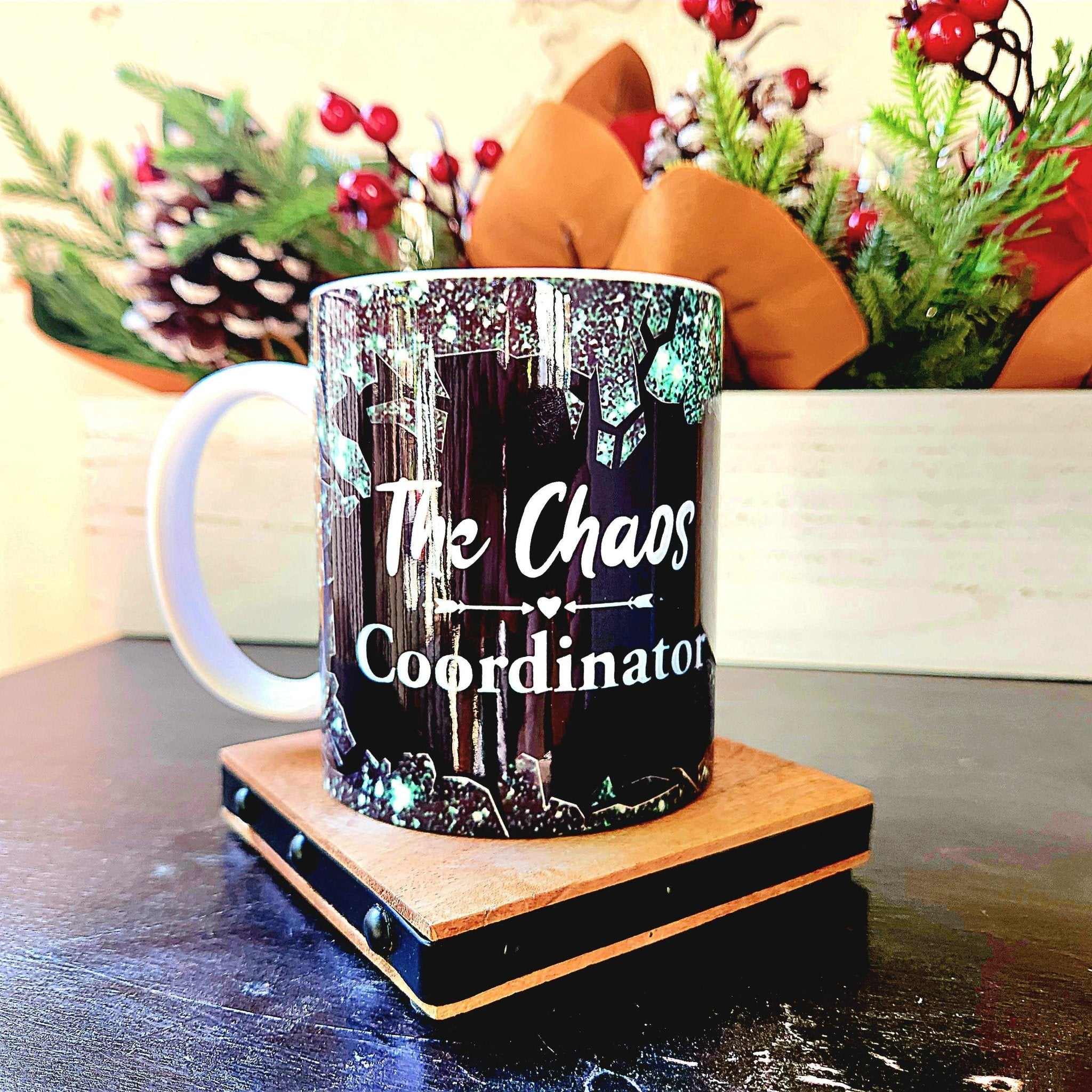 Chaos Coordinator Ceramic Coffee Mug - Coffee Quips - 12oz - Coffee Quips Custom Drinkware