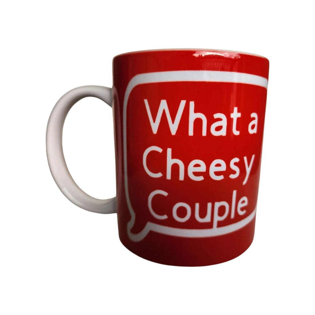 Cheesy Couple Coffee Mug, Romantic Ceramic Mug - Coffee Quips Custom Drinkware