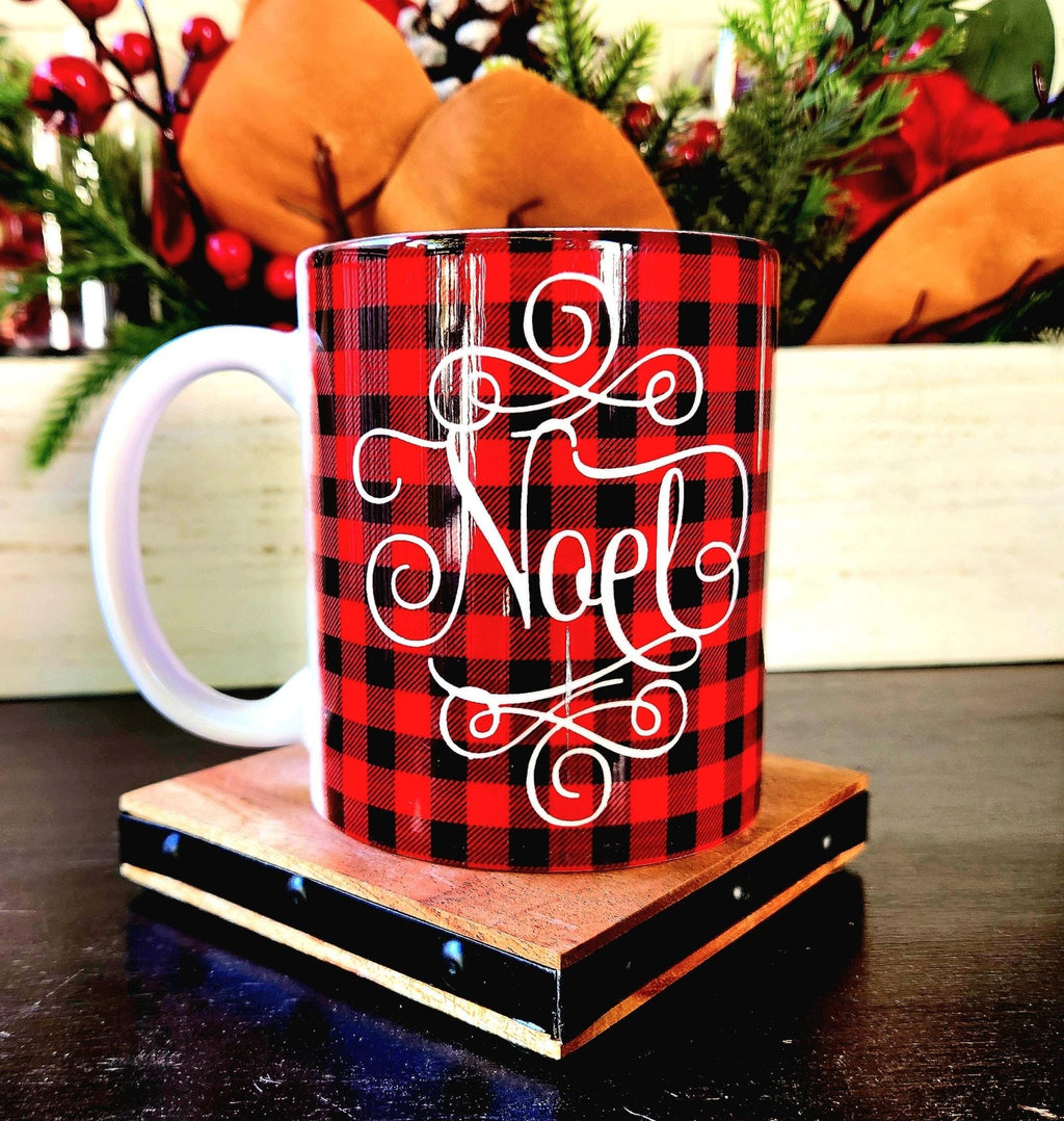 Christmas Ceramic Coffee Mug: Crafted Noel Holiday Message - Coffee Quips Custom Drinkware