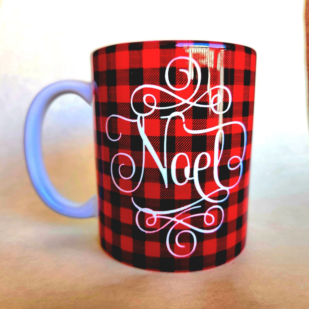 Christmas Ceramic Coffee Mug: Crafted Noel Holiday Message - Coffee Quips Custom Drinkware