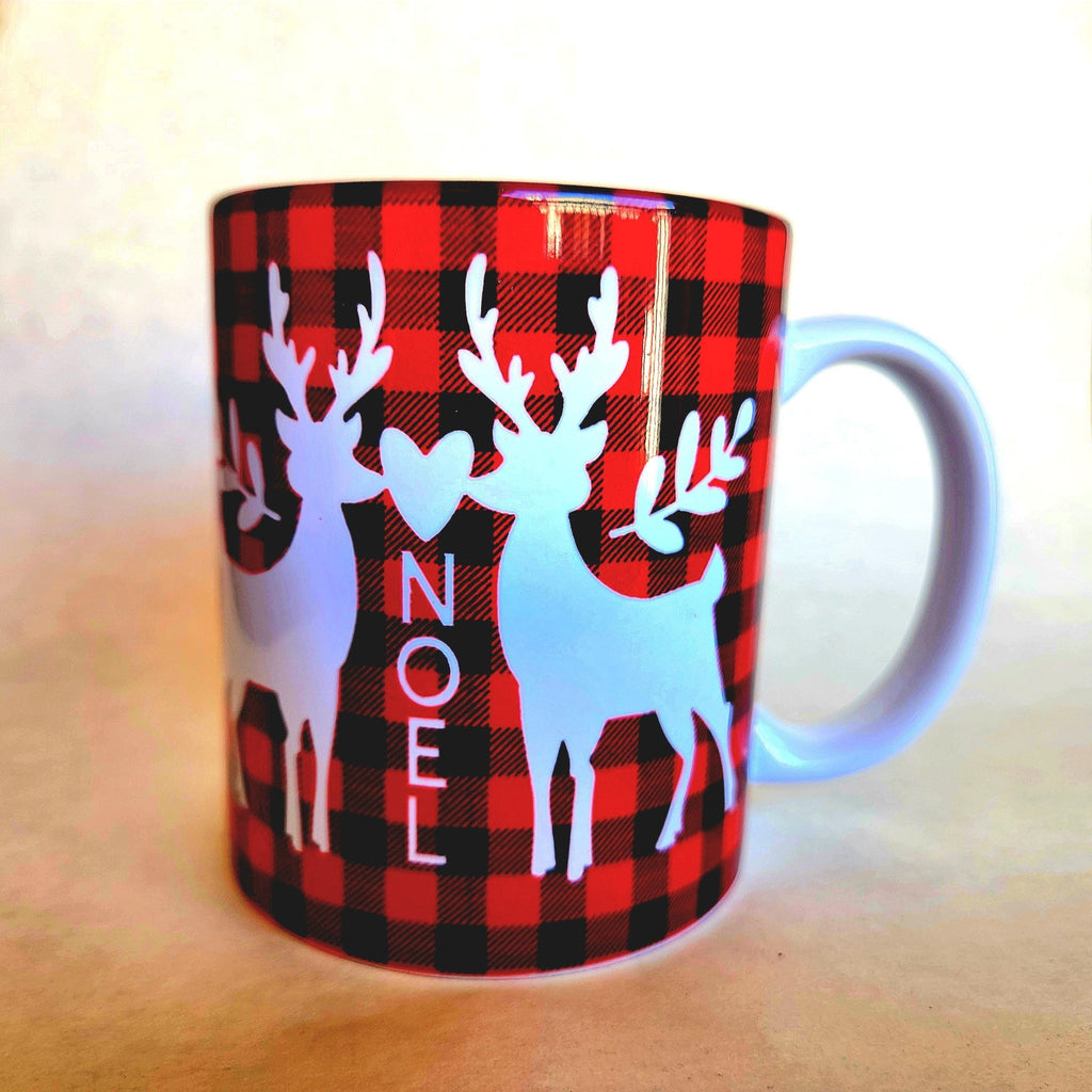 Christmas Ceramic Coffee Mug: Crafted Noel Holiday Message - Coffee Quips Custom Drinkware